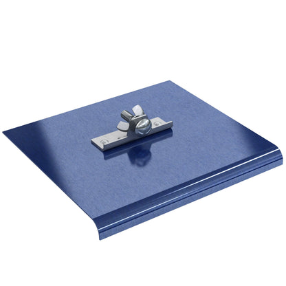 Walk Edger - Aço azul - 9 pol. x 4 pol. - Raio de 3/8 pol. - Lábio de 1/2 pol. (Bon 22-739)