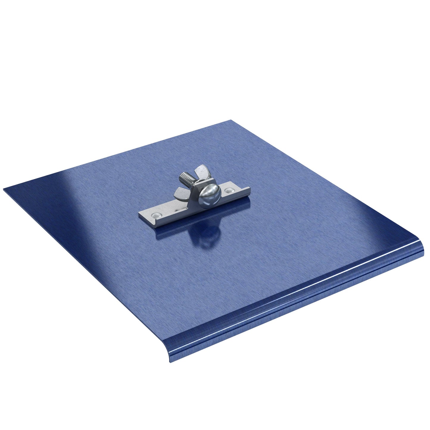 Walk Edger - Aço azul - 9 pol. x 4 pol. - Raio de 3/8 pol. - Lábio de 1/2 pol. (Bon 22-739)