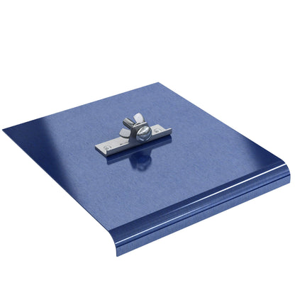 Walk Edger - Aço azul - 9 pol. x 4 pol. - Raio de 3/8 pol. - Lábio de 1/2 pol. (Bon 22-739)