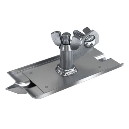 Walk Groover - Stainless Steel - All Angle - 6-inch x 3 1/2-inch W 1/2-inch D 1/4-inch R (Bon 22-817)