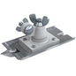 Bon® Stainless Steel Walk Groover - 6" x 3.5" - Bit: 1/2" x 1/2" - Radius: 1/4"