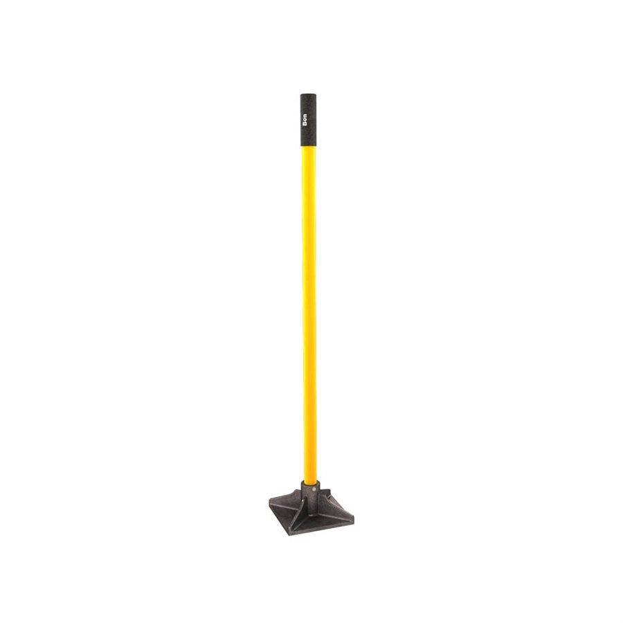 Bon® Dirt Tamper - 48" Bolted Fiberglass Handle