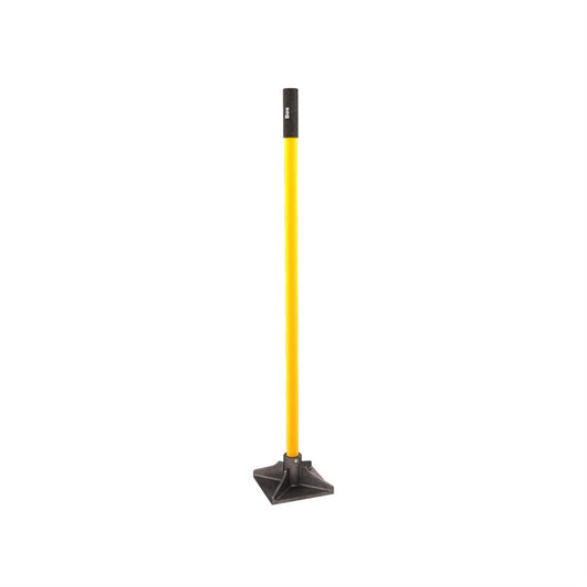 Bon® Dirt Tamper - 48" Bolted Fiberglass Handle