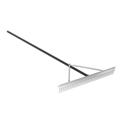 Yard Prep Rake - 36-inch - 72-inch Aluminum Handle (Bon 28-104)