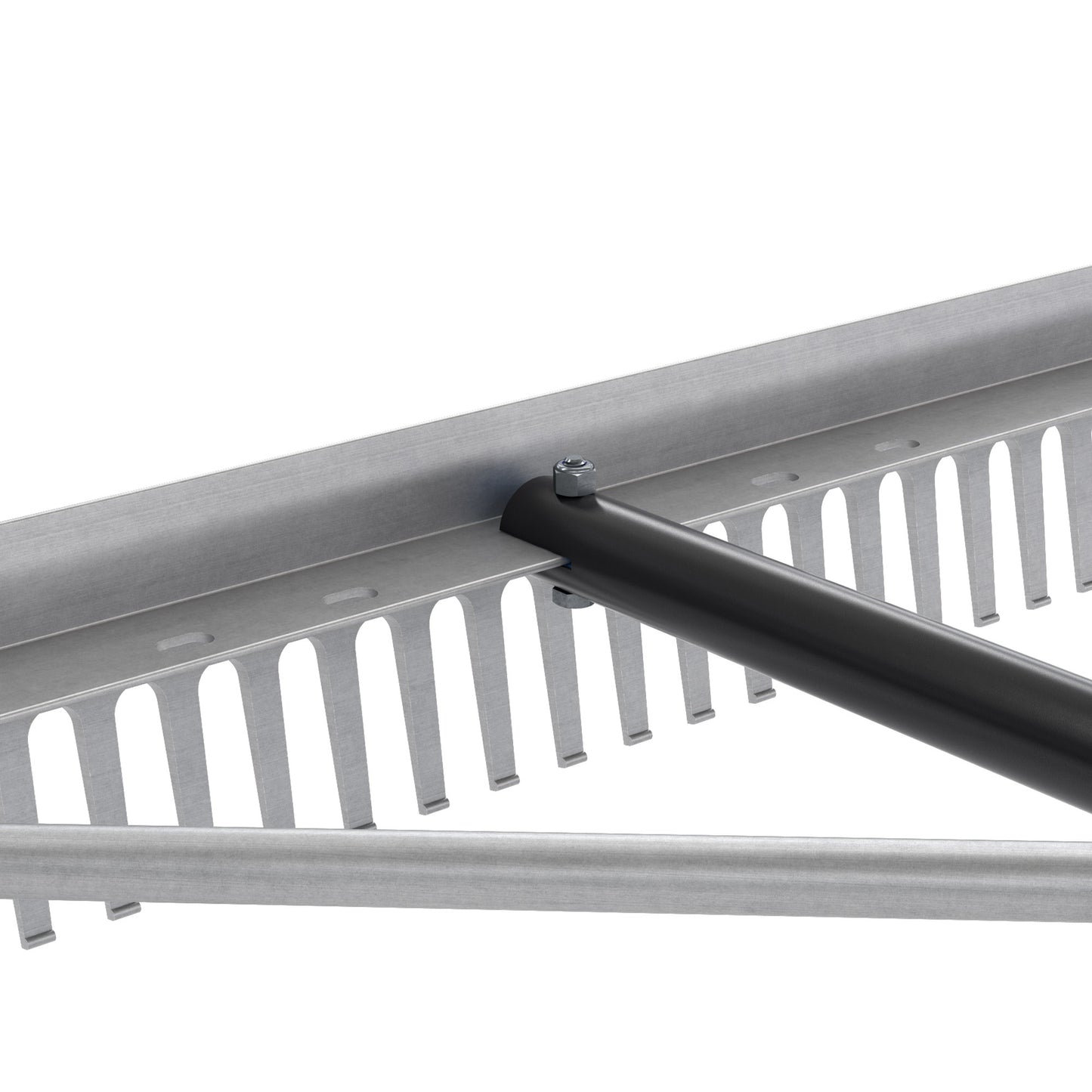 Yard Prep Rake - 36-inch - 72-inch Aluminum Handle (Bon 28-104)