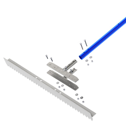 Bon® Lute Rake - T Connector - Sharp Tooth - 36" - 6' Handle