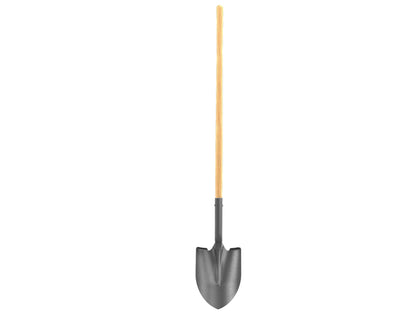 Shovel - Round Point - Closed Back - 47-inch - Straight Wood Handle (Bon 28-141)