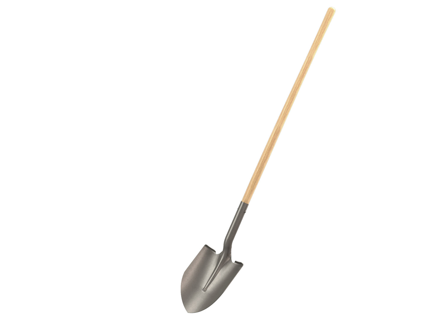 Shovel - Round Point - Closed Back - 47-inch - Straight Wood Handle (Bon 28-141)