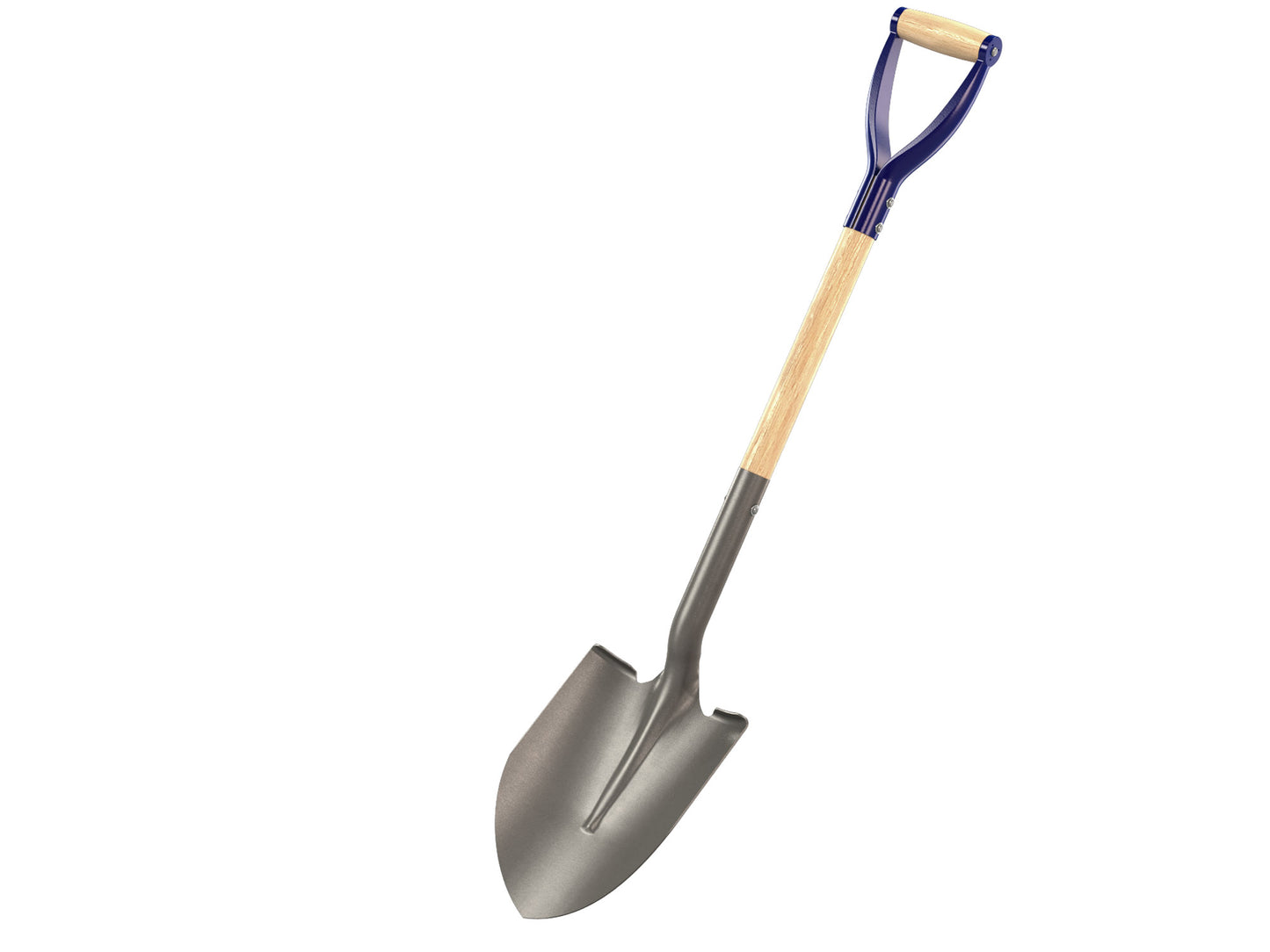 Shovel - Round Point - Closed Back - 27-inch D Wood Handle (Bon 28-143)