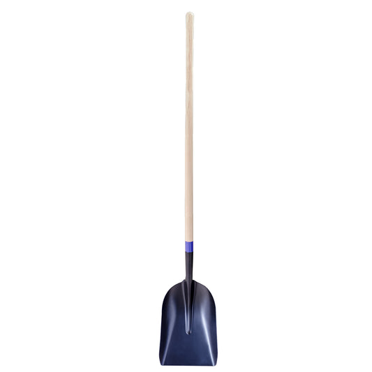 Scoop Shovel - Steel - 11 1/2-inch x 14-1/2-inch - 48-inch Wood Handle (Bon 28-157)