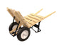 Brick & Tile Barrow - Double Flatfree Tire - Wood Handle (Bon 28-711)