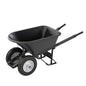 Barrow - Poly - 5 3/4 Cubic Feet Tray - Double Flatfree Tire- Steel Handle (Bon 28-911)