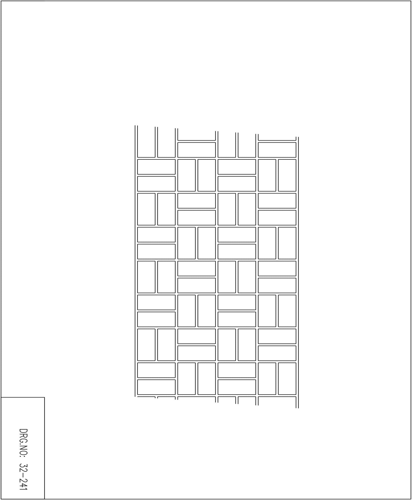 Paper Stencil - Basket Weave - 33-inch x 365 Foot (Bon 32-241)