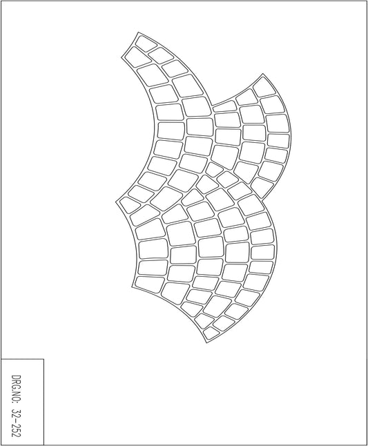 Paper Stencil - Fish Scale - 29-inch x 415 Foot (Bon 32-252)