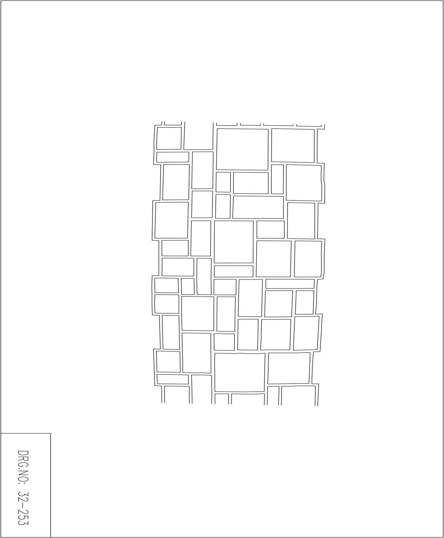 Paper Stencil - Ashlar Cut - 36-inch x 335 Foot (Bon 32-253)