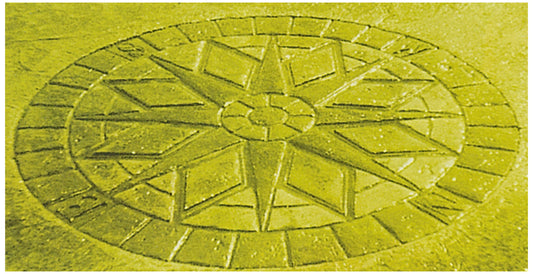 Texture Stamp - Compass (Bon 32-345)