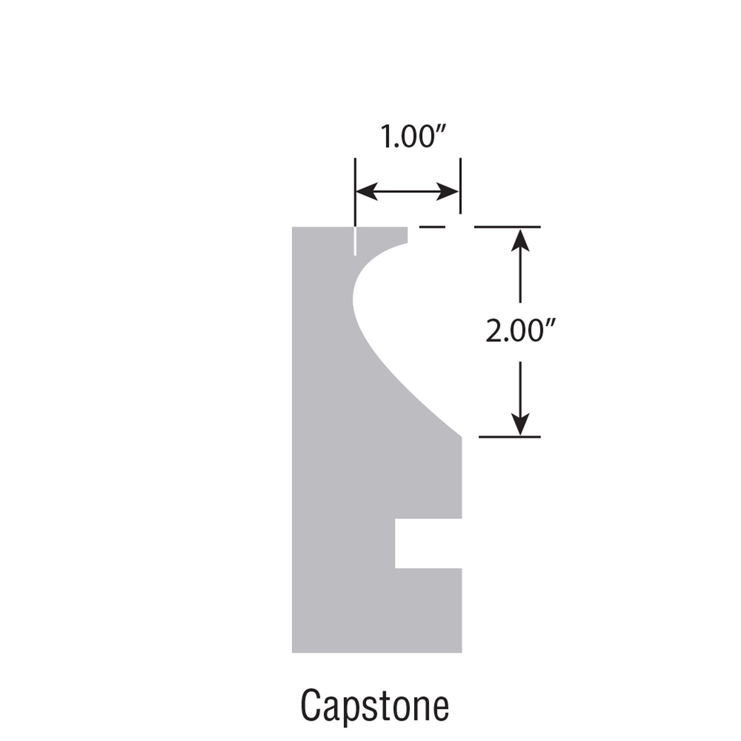 Countertop Form - Capstone - 32 Foot/Box (Bon 32-422)