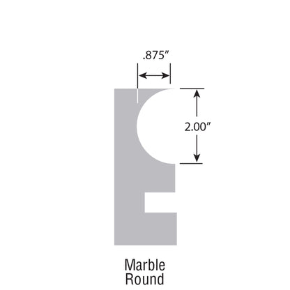 Countertop Form - Marble Round - 32 Foot/Box (Bon 32-424)