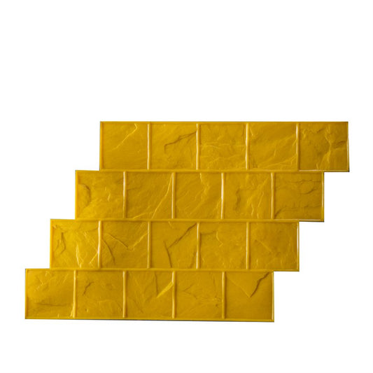 Floppy Mat - Slate Running Bond - 6" x 6"