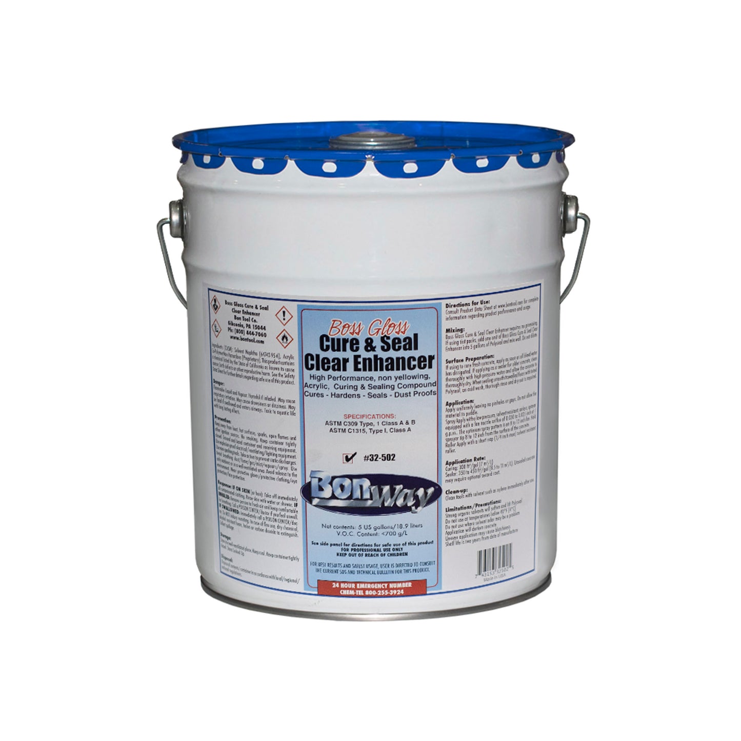 Clean Enhancer - Boss Gloss - 5 Gallon (Bon 32-502)