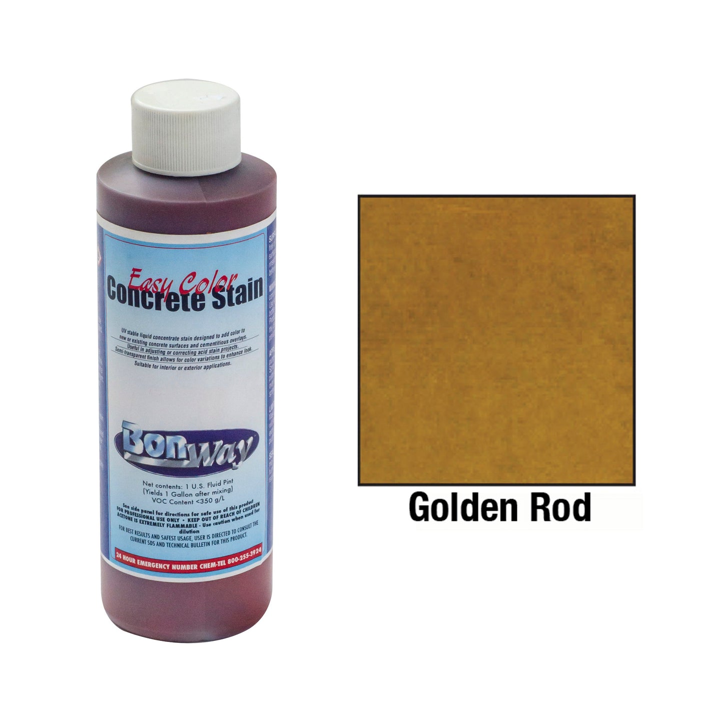 Concrete Stain - Golden Rod - 8 Oz.