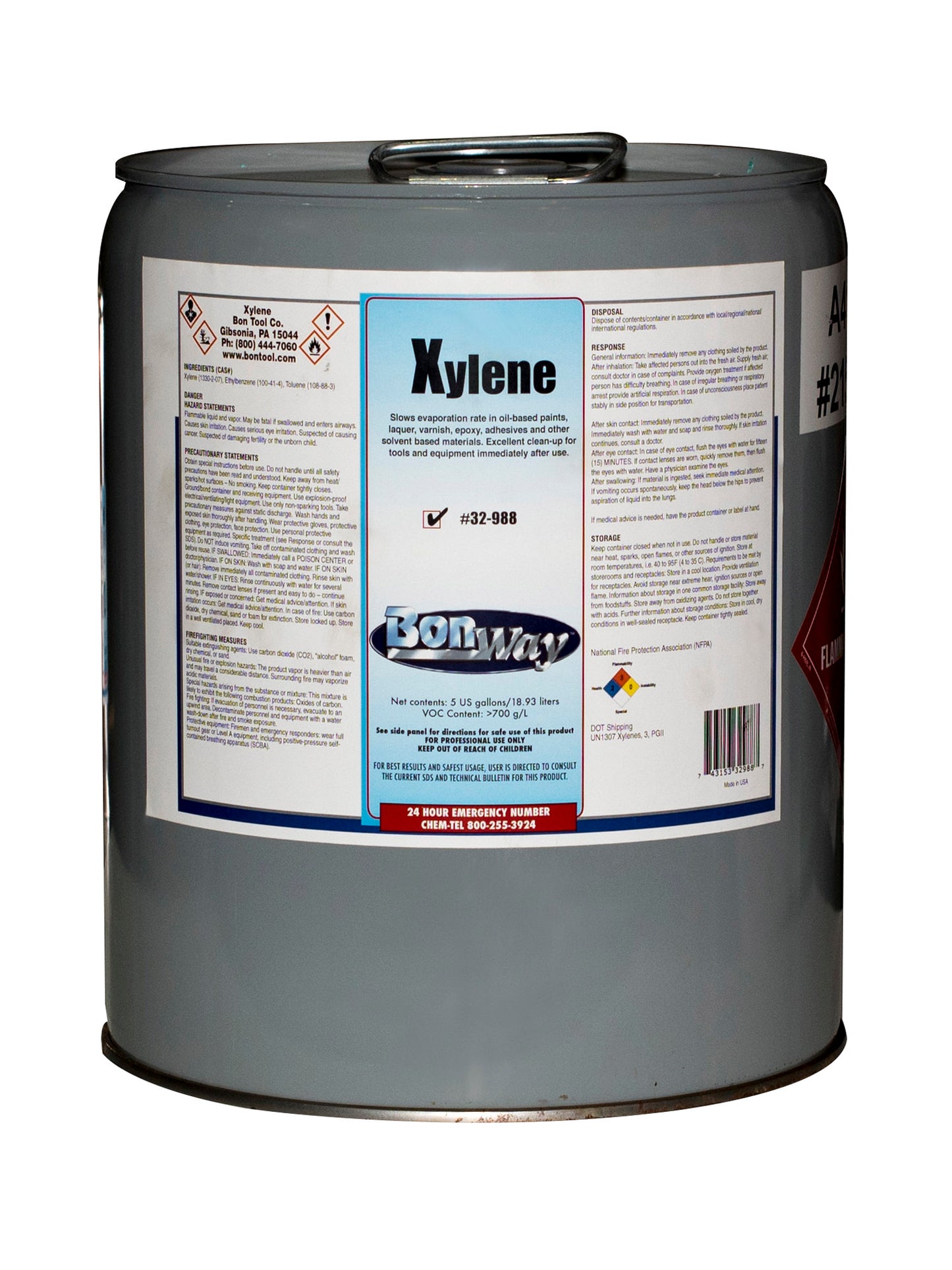 Xylene - 5 Gallon (Bon 32-988)