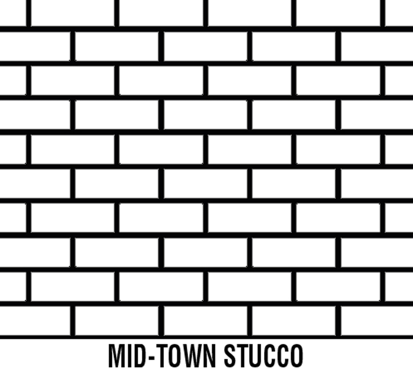 Stucco Stencil Adhesive - Mid Town Stucco - 35.5 x 170 Foot (Bon 32-993)