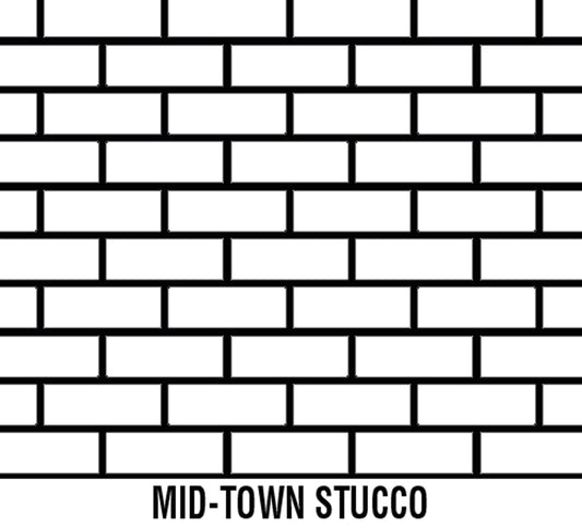 Stucco Stencil Adhesive - Mid Town Stucco - 35.5 x 170 Foot (Bon 32-993)