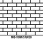 Stucco Stencil Adhesive - Mid Town Stucco - 35.5 x 170 Foot (Bon 32-993)