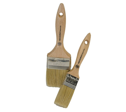 American Style Flat Brush - White Bristle - 3-inch (Bon 34-171)