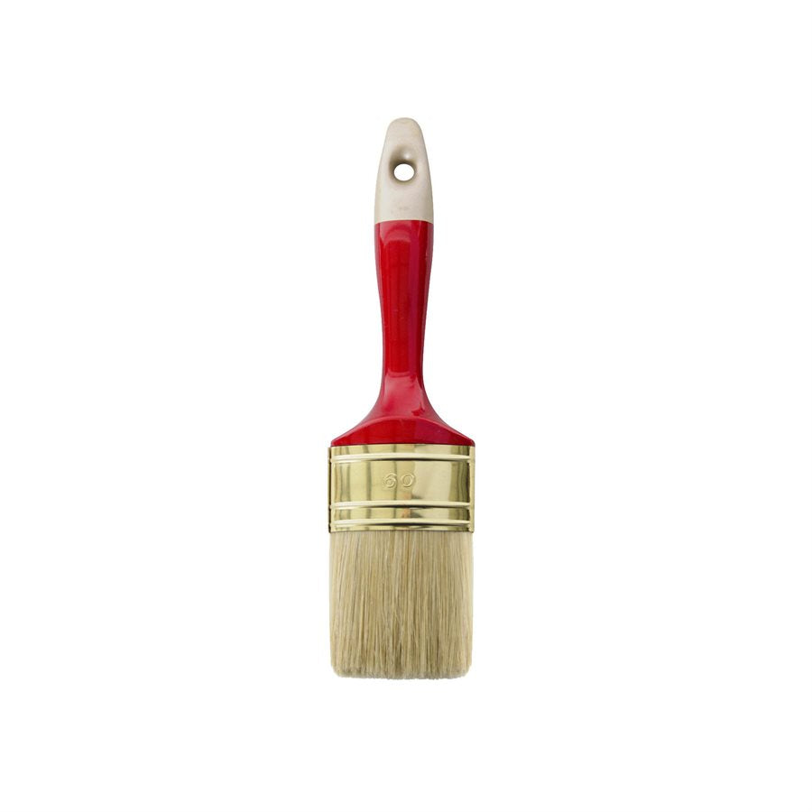 Oval Paint Brush - White Bristle