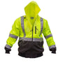 Hi Vis Zipped Hooded Jacket