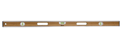 Bamboo Wood Level - 48-inch - Aluminum Bound (Bon 34-217)