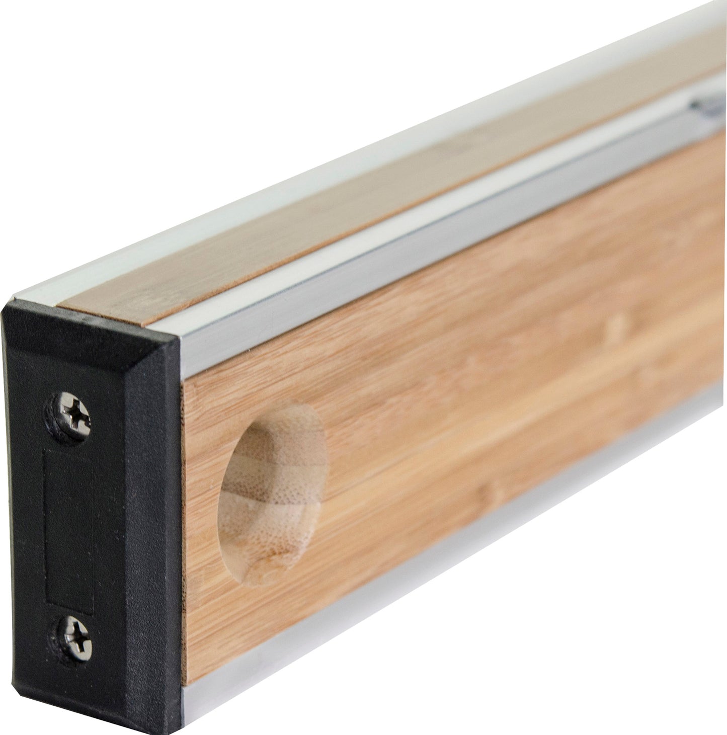 Bamboo Wood Level - 48-inch - Aluminum Bound (Bon 34-217)