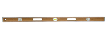 Bamboo Wood Level - 48-inch - Aluminum I-Beam (Bon 34-219)