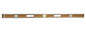 Bamboo Wood Level - 48-inch - Aluminum I-Beam (Bon 34-219)