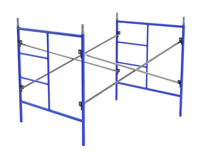 Scaffold Kit - (2) 5 Foot x 5 Foot Frames With Pins And (2) 7 Foot Braces (Bon 34-334)