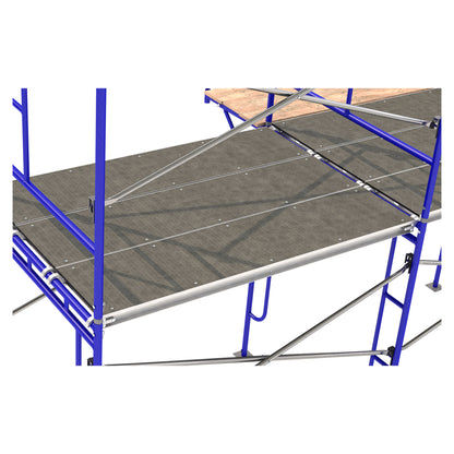 Scaffold Plank - 7 Foot x 19-inch Wood Blacktop Deck (Bon 34-417)