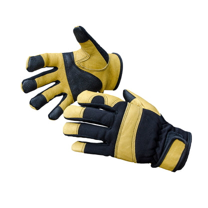 Pig Skin and Spandex Gloves - Large