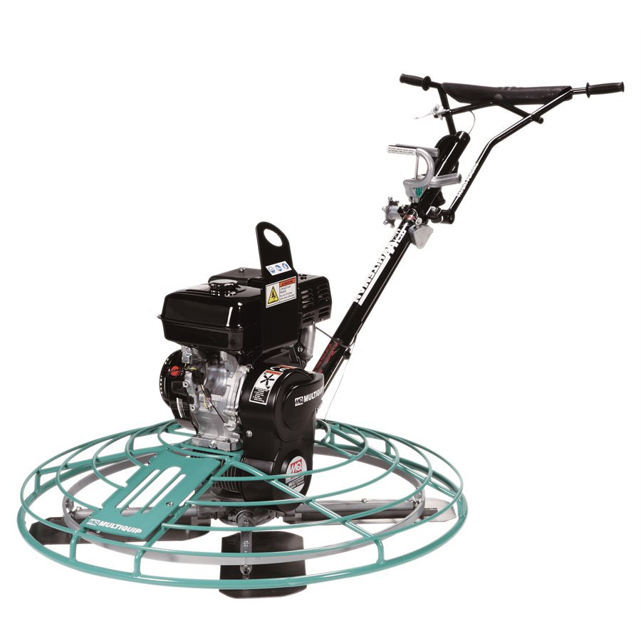 Whiteman Power Trowel with GX160 Honda Engine - Quick Pitch Handle