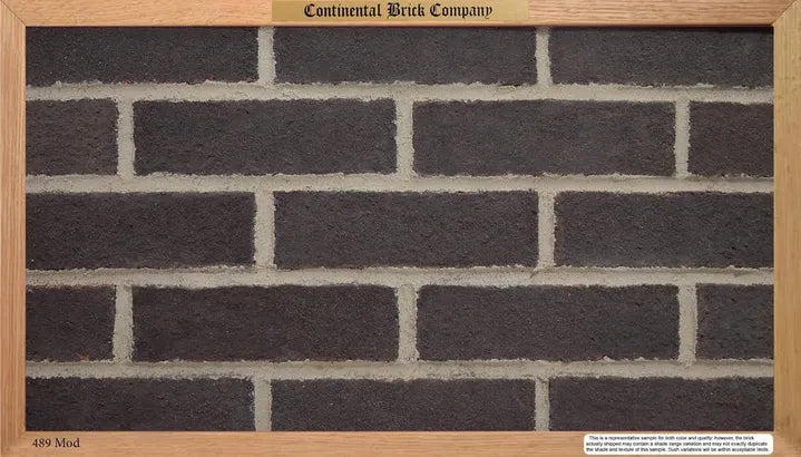 489 - Black Sand Finish Colonial Brick