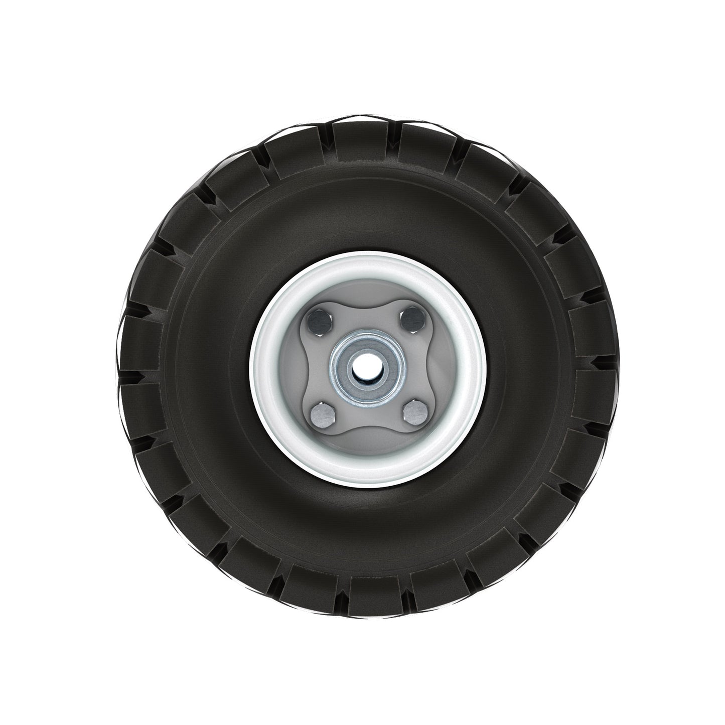 Wheel - Flat Free Tire - 10-inch For Brick/Blockcart (Bon 50-255)