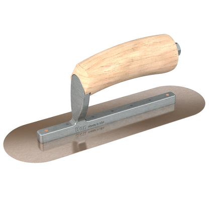 Pool Trowel - Golden Stainless - 10-inch x 3-inch - Wood (Bon 66-103)