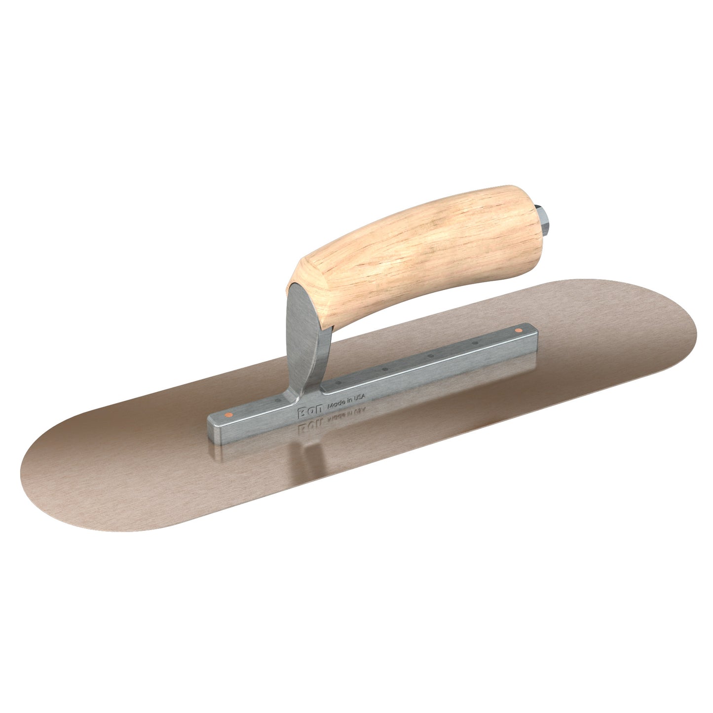 Pool Trowel - Golden Stainless - 14-inch x 4-inch - Wood (Bon 66-105)