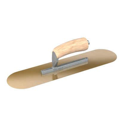 Pool Trowel - Golden Stainless - 16-inch x 4-inch - Wood (Bon 66-106)