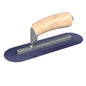 Finish Trowel - Round - Blue Steel - 10-inch x 3-inch - Wood (Bon 66-147)