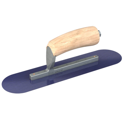 Pool Trowel - Blue Steel - 12-inch x 3-inch - Wood (Bon 66-161)