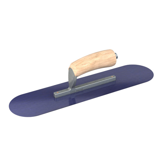 Pool Trowel - Blue Steel - 16-inch x 4-inch - Wood (Bon 66-166)