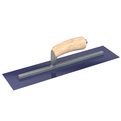 Finish Trowel - Square - Blue Steel - 16-inch x 4-inch - Wood (Bon 66-180)