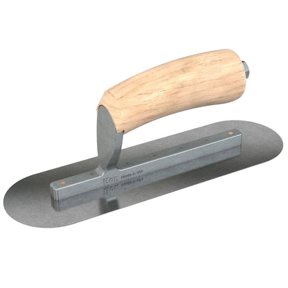 Pool Trowel - Carbon Steel - 10 in. x 3 in. - Wood (Bon 66-203)